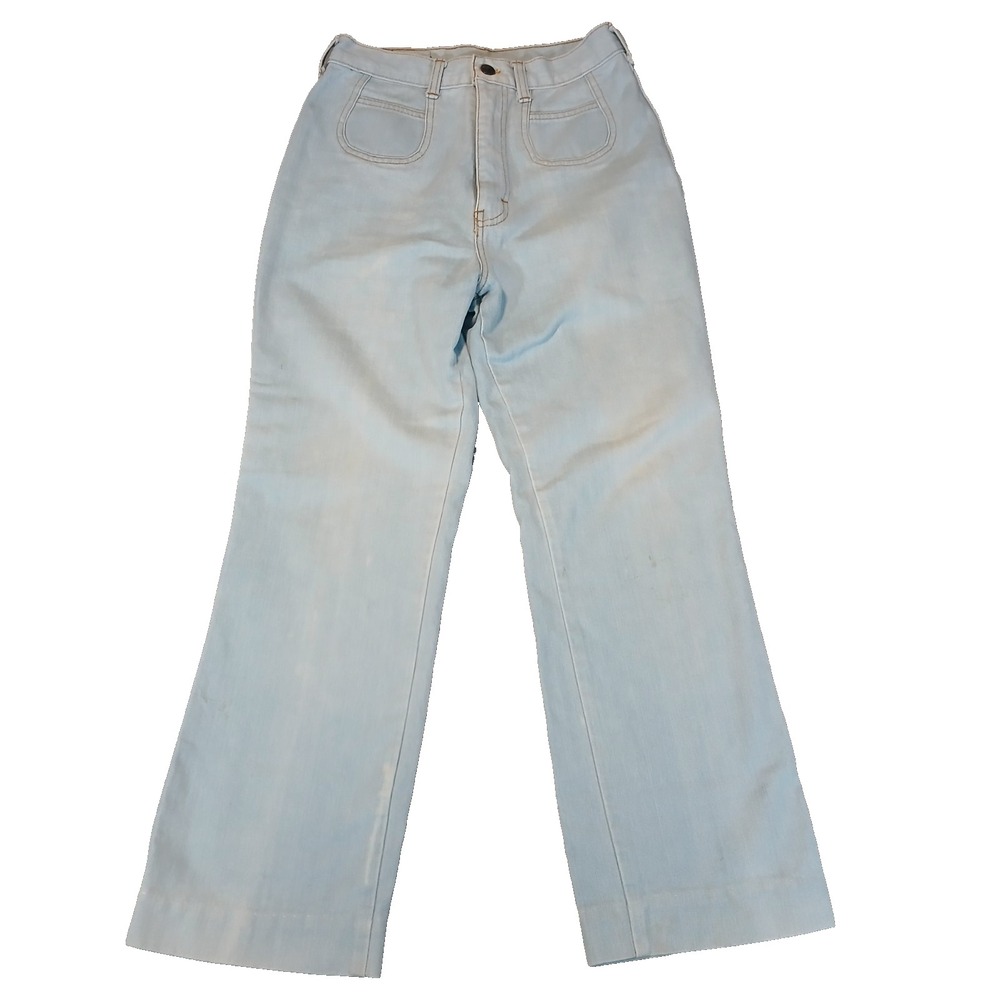 Gap 70s Straight High-Rise Jeans Pockets Denim Blue Women's Size 12